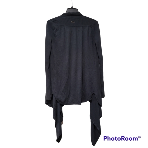 LULULEMON Cardigan Sweater Wrap Charcoal Gray Size 4 - Picture 2 of 5